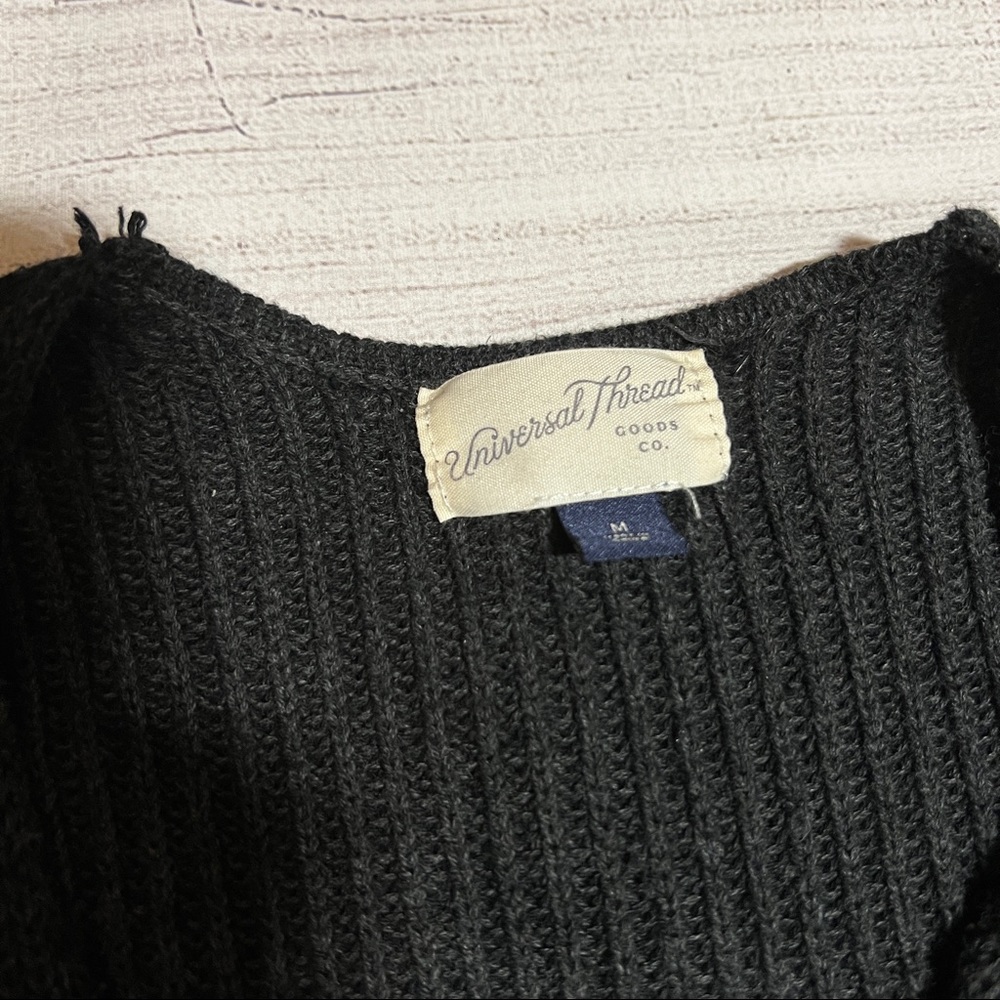 Universal Thread Knitted Open Front Cardigan - image 4